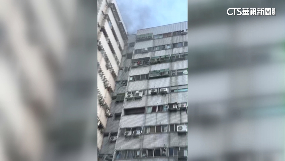 台中13層樓住宅失火1死　住戶：疑死者縱火燒屋