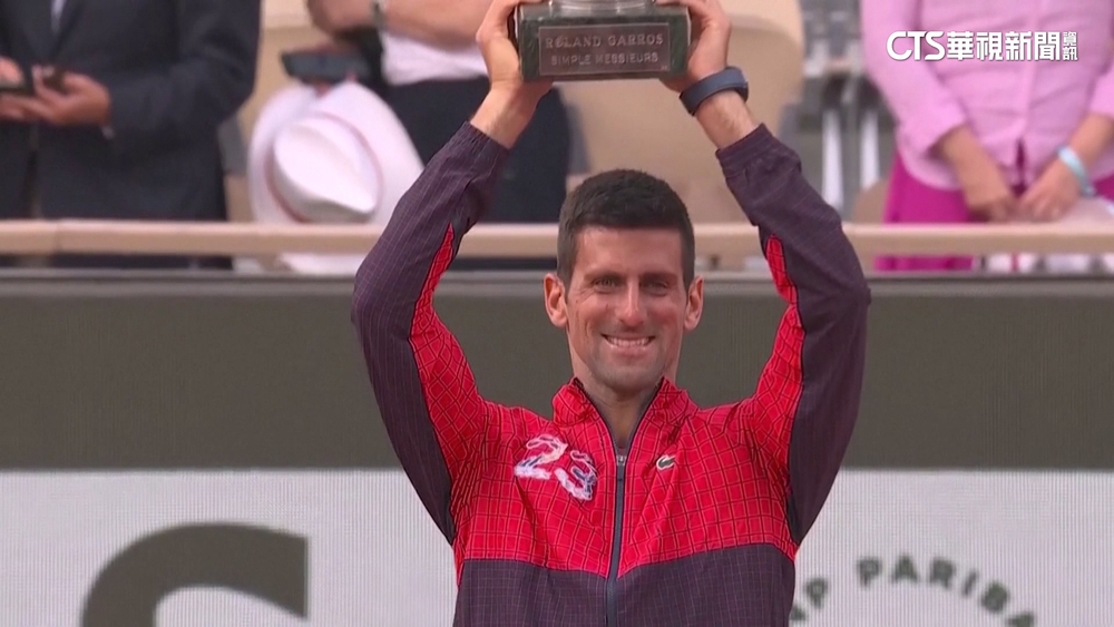喬科維奇法網男單直落三封王　大滿貫23冠到手