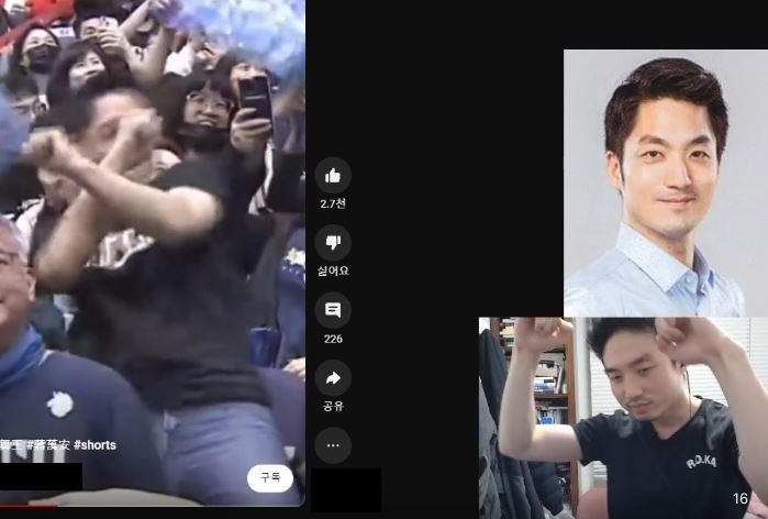 韓國實況主神似蔣萬安　與蔣萬安同步跳舞網嗨翻：市長好