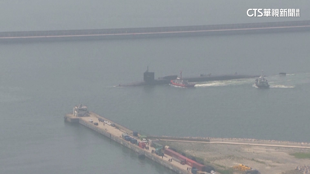美巡弋飛彈核潛艦　近6年首度停泊南韓