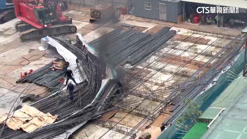 20噸鋼筋從天降！　北車旁建案工安意外險砸人開罰