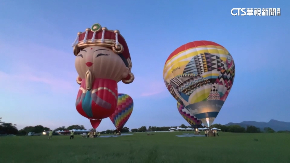 「熱氣球嘉年華」獨創造型！　Q版媽祖天上飛