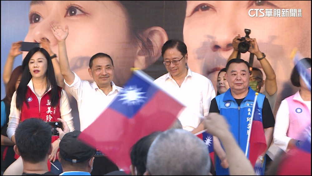 爭取地方支持　侯友宜、朱立倫桃園合體同框邱奕勝