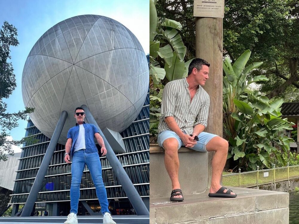 好萊塢男神路克伊凡斯現身台北！　接地氣打卡擄獲粉絲的心