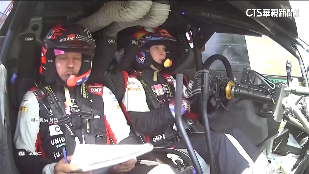 WRC野生動物園飆速　石頭砸碎擋風玻璃超驚險