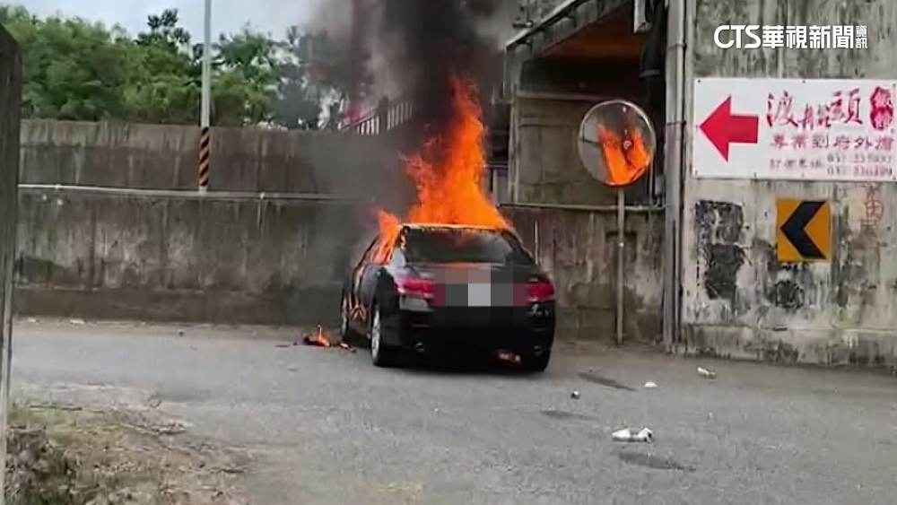 苗栗火燒車1死　車主妻哭：要去加油卻失聯