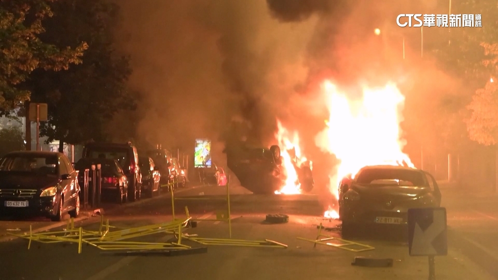 法國17歲少年遭警射殺　巴黎民眾暴動縱火