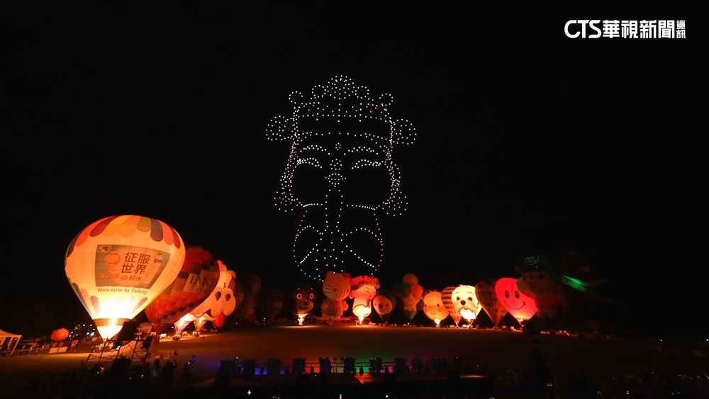 台東熱氣球光雕音樂會　歌手輪番上陣嗨唱