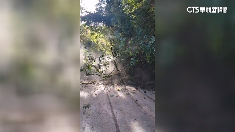 搶通後又坍！　上不了合歡山　香港遊客喊可惜