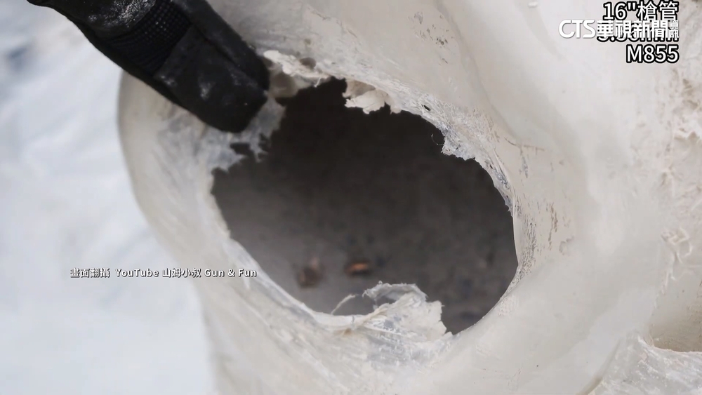 實射測試國軍抗彈板　議員PO影片稱「幾乎射穿」