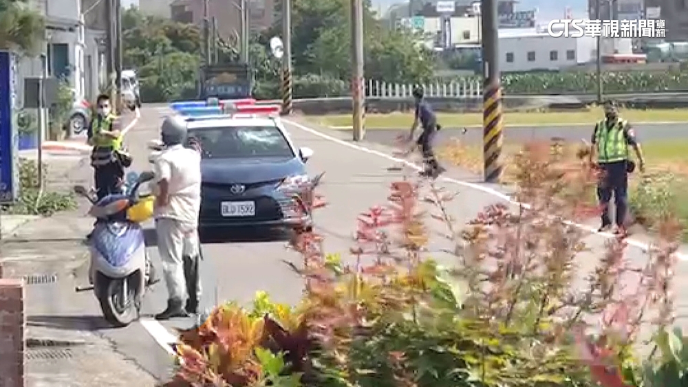 苗栗男騎士違規拒檢襲警 被開8槍圍捕壓制