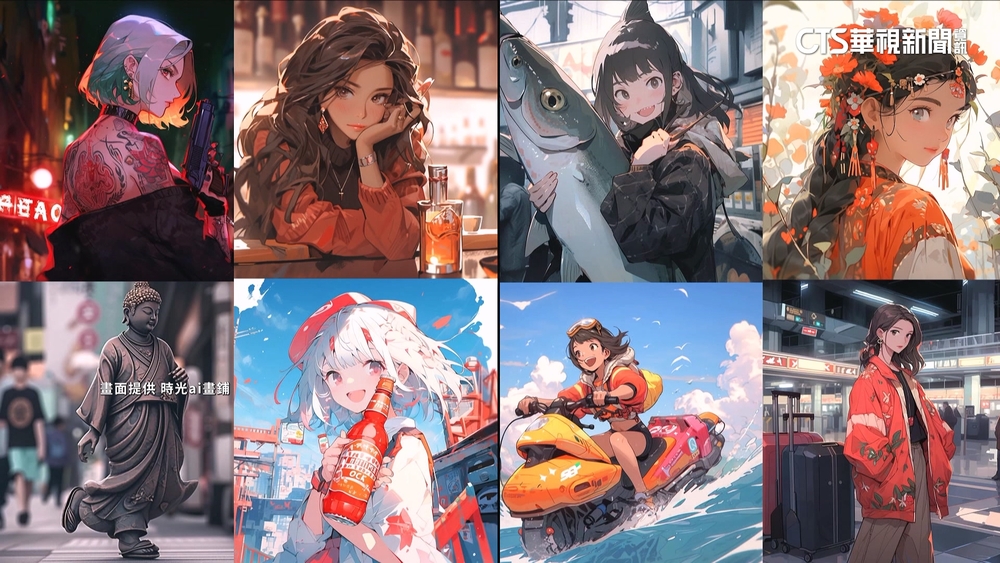 AI繪圖正夯！　縣市特色「擬人化」網友熱議