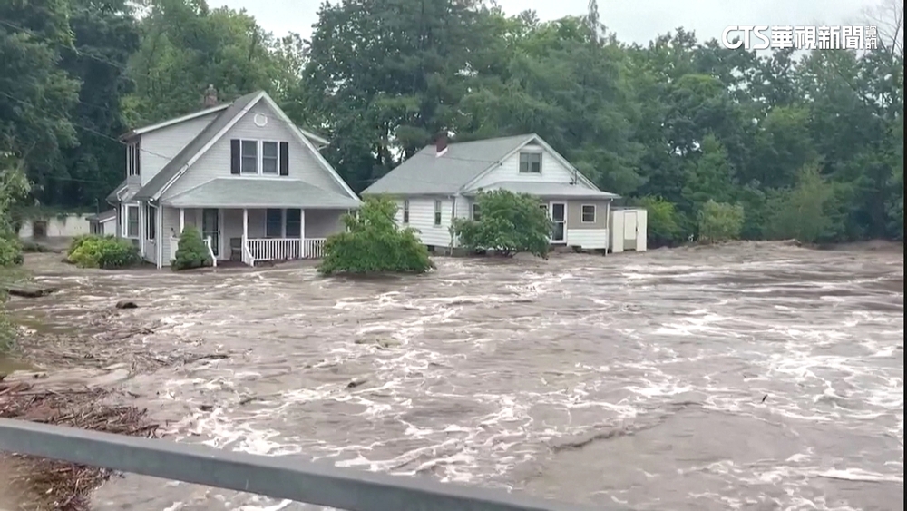 美國東部豪雨成災　紐約州傳1女遭洪流沖走溺斃