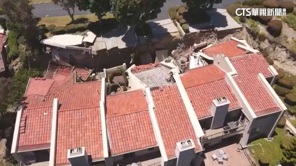 驚魂！　加州豪宅「滑落」山谷　12棟全毀.16棟告急