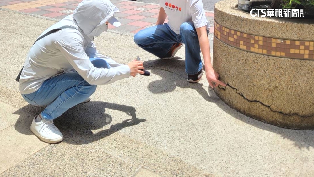 土石流失嚴重！　竹北天坑社區周邊又見「地裂」