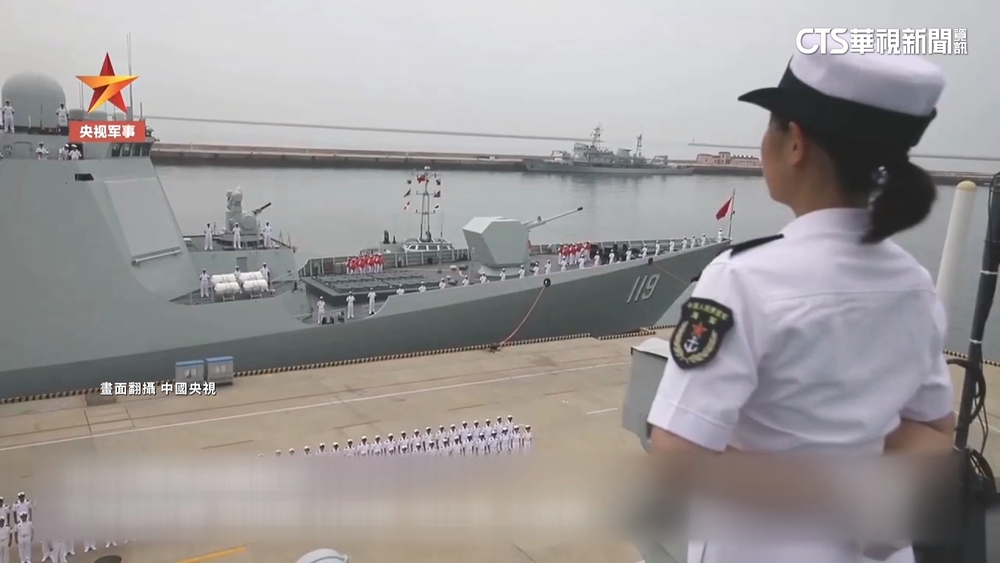 舉行聯合軍演！　中俄海軍艦艇前往日本海