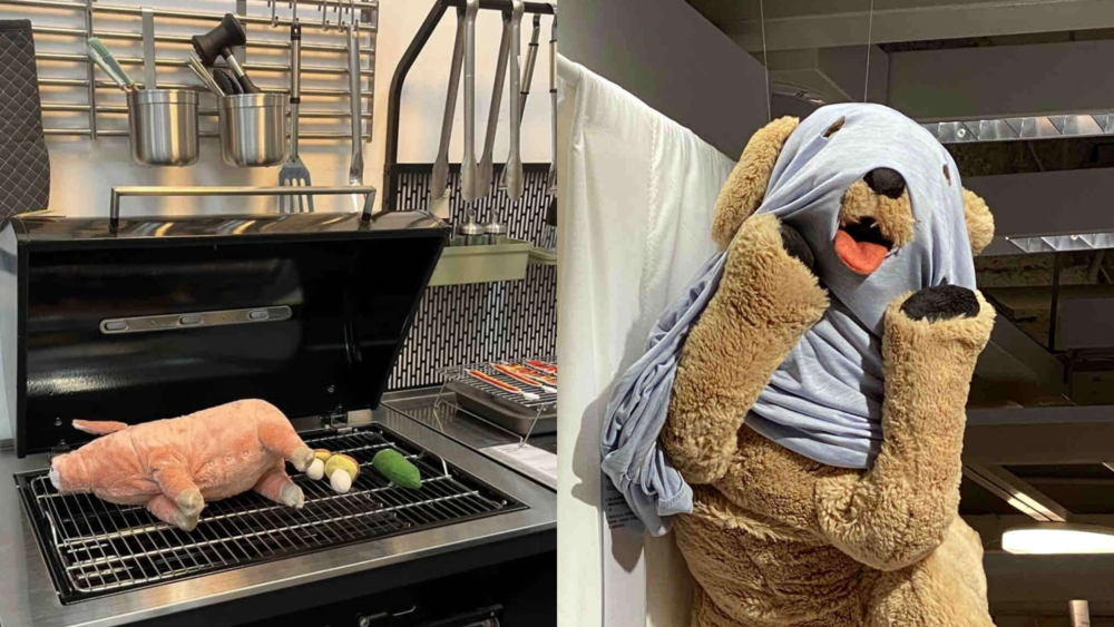 中國IKEA玩偶陳設太「獵奇」　嚇歪日本網友：擔心員工精神狀態