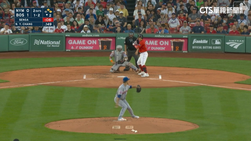 棒打千賀滉大！　張育成敲二壘安打帶2打點
