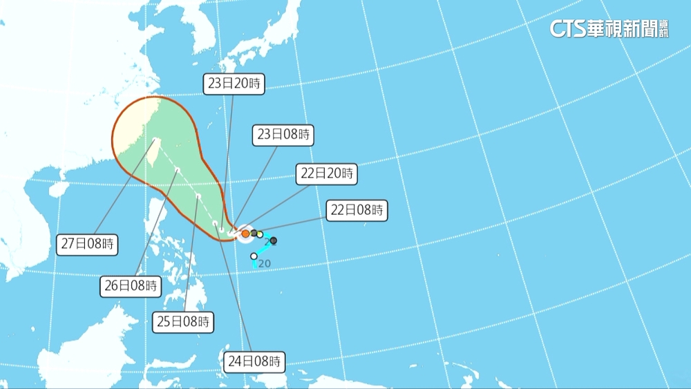 「杜蘇芮」估明增強為中颱！　最快下週二發海警