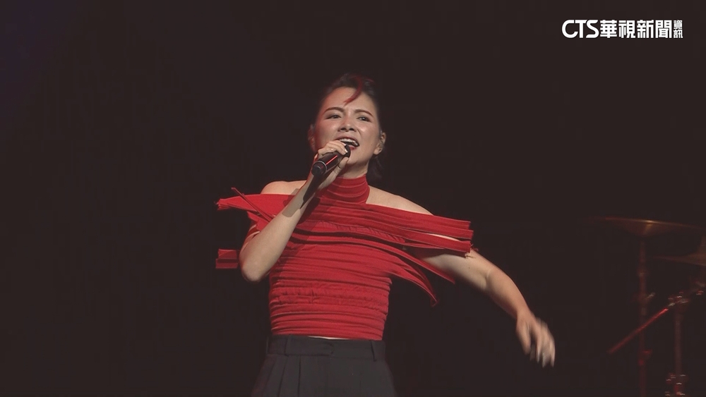 李心潔登上北流開唱　與張震嶽飆唱「自由」