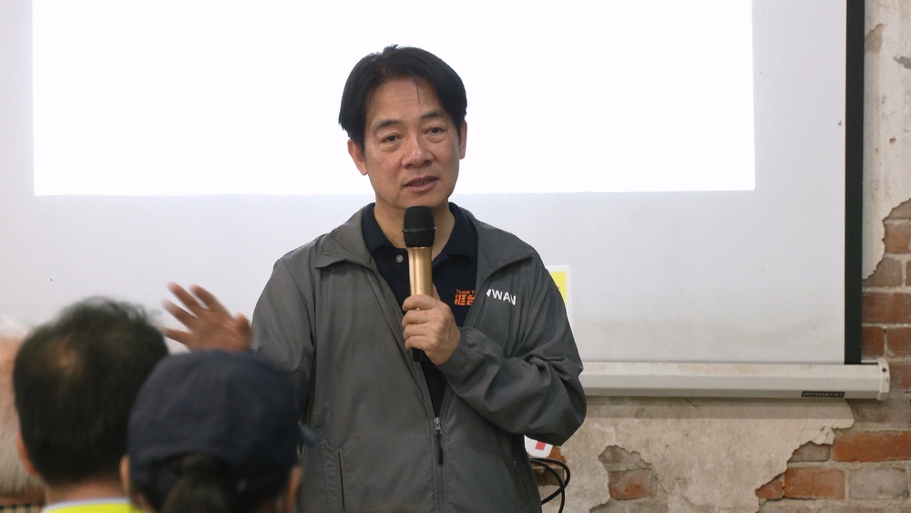 賴清德苗栗台中跑透透　固客家青年.宗教.商人票