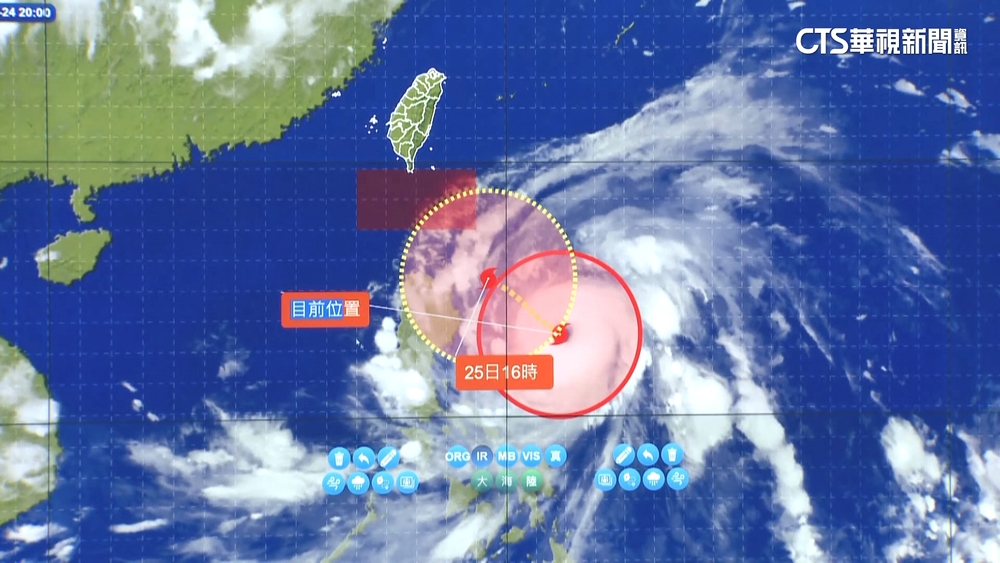 「杜蘇芮」再長胖　氣象局估週二下半天發陸警