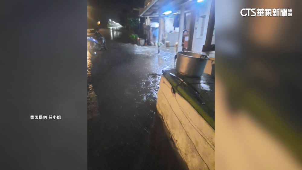 台東瞬間強降雨釀災　泥水沖入三民宅