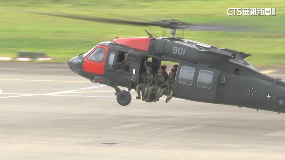 漢光演習反空機降作戰　史上首次桃機登場