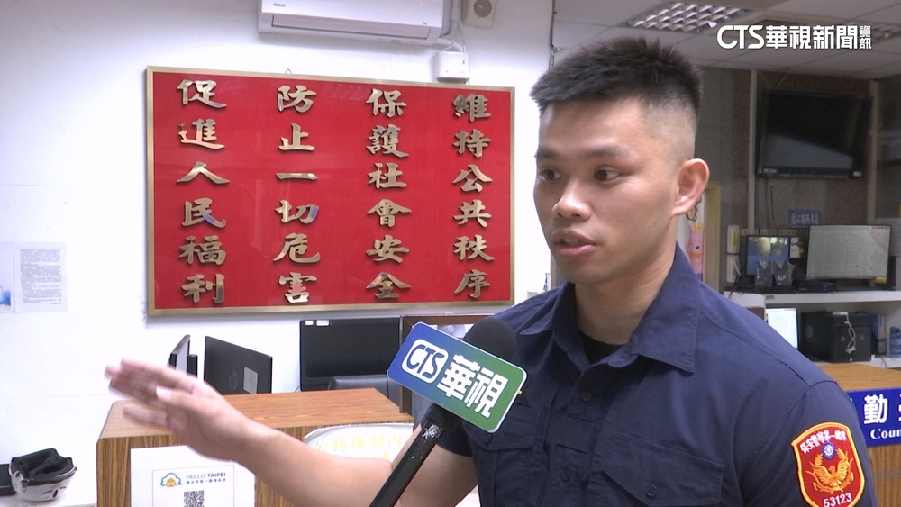 聯結車內輪差撞倒騎士　機「警」擋車救一命