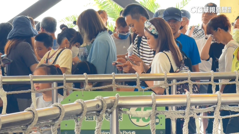 颱風離台花蓮湧人潮　賞鯨船.海洋公園擠爆