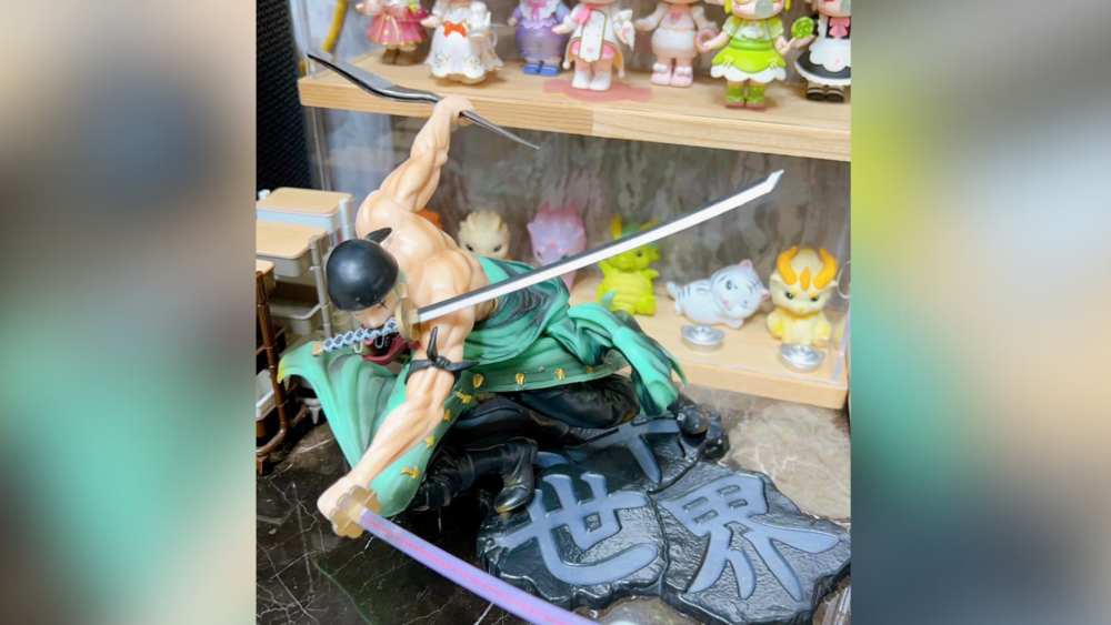 他弄丟老婆索隆公仔一把刀　急用「1工具」代替 網笑翻：記得PO文報平安