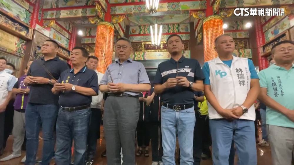 侯.賴.柯拚總統大選　跑行程參訪首選宮廟