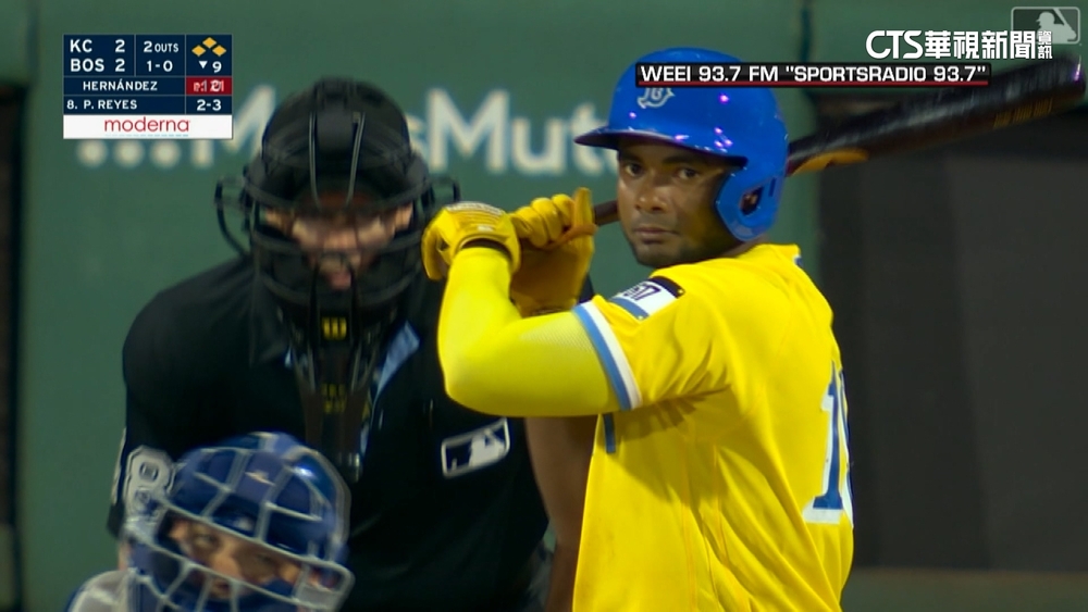 張育成小心了！　替補隊友P.Reyes飆再見滿貫砲