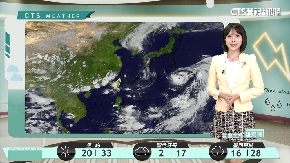 西南風影響水氣多　西部易雨東部留意高溫