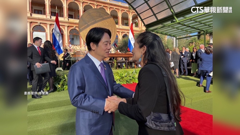 巴拉圭總統就職典禮　致詞提台灣謝賴清德參加