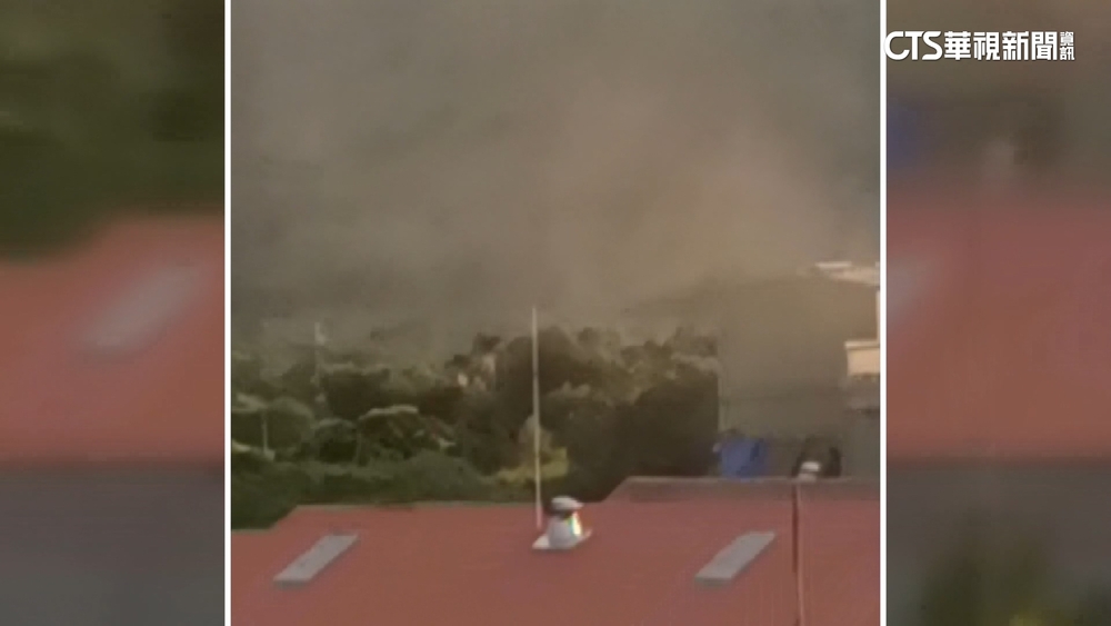 木屑竄天際宛如沙塵暴　轎車積厚碎屑惹民怨