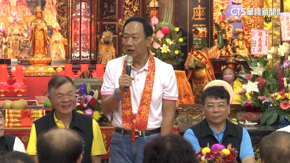 若柯要選到底？　郭台銘：那就選到底.不會逼他