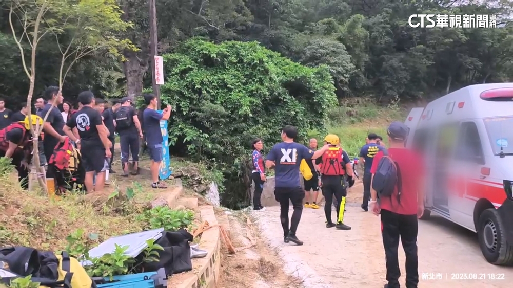 新北瑞芳副分局長督勤失蹤　瀑布底尋得急救無效亡