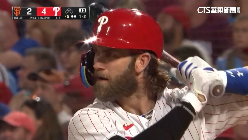 Harper秀快腿跑出「場內轟」　費城人10：4輕取巨人
