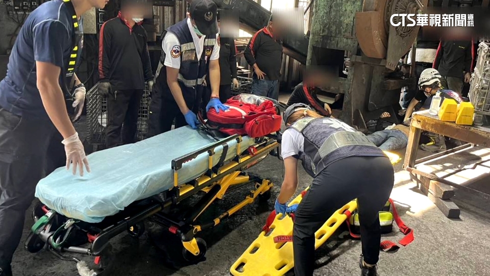 高雄工安意外！疑操作儀器不慎　零件噴射釀兩傷