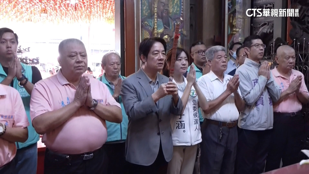 賴拔樁「偏藍廟宇」？　廟方：樂意接待藍綠白參選人
