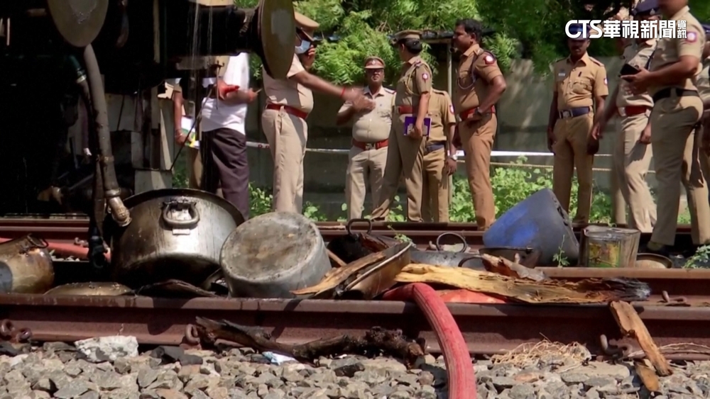 印度火車爆炸釀10死　疑瓦斯爐煮咖啡釀禍