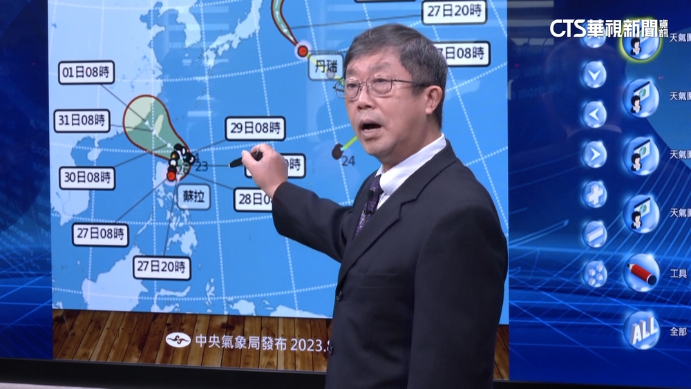 開學放假？強颱蘇拉還在增強　最快週一海警