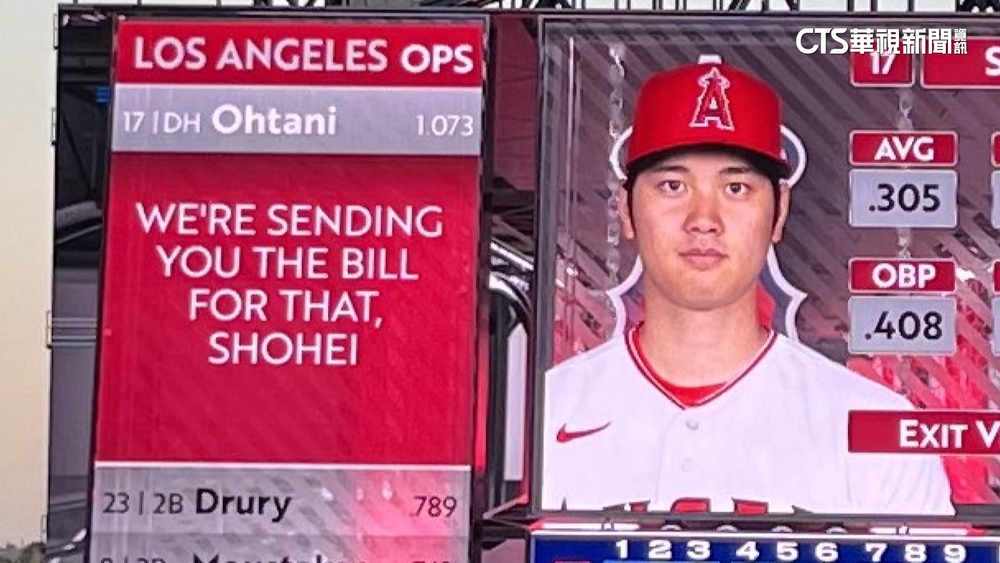 大谷翔平雙安+雙盜　打壞螢幕.大都會「公開求償」