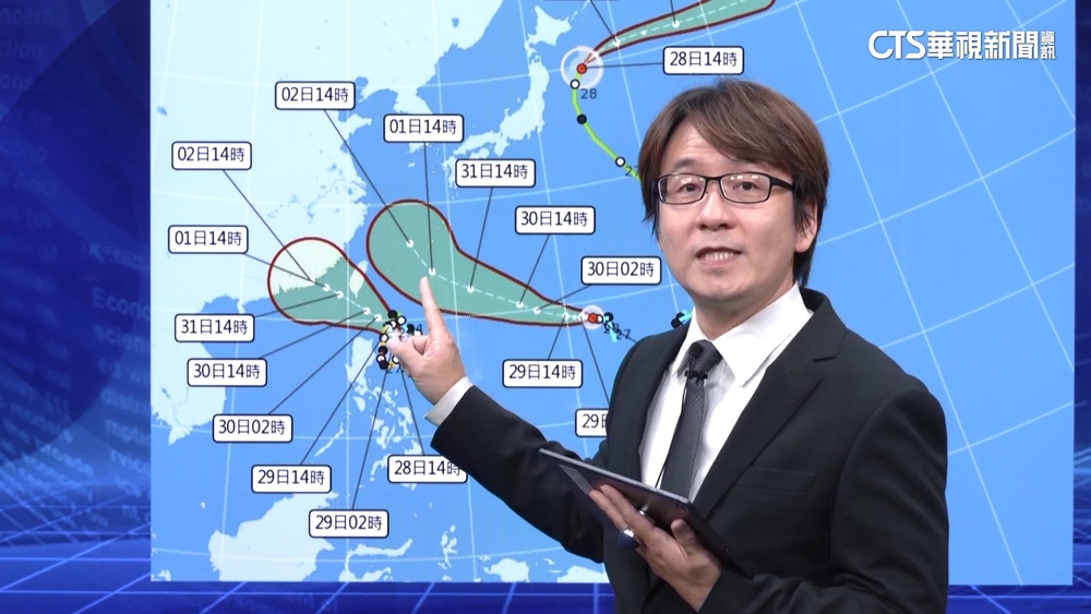 中颱蘇拉逼近！　明起雨勢增　週三四影響最劇