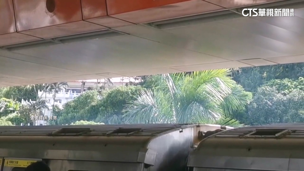 開學日！　北捷淡水線冒大量濃煙　乘客聞焦味驚逃