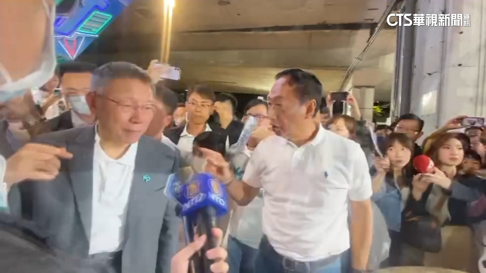 尷尬！郭台銘主動邀「喝果汁」　柯文哲冷回：再聯絡