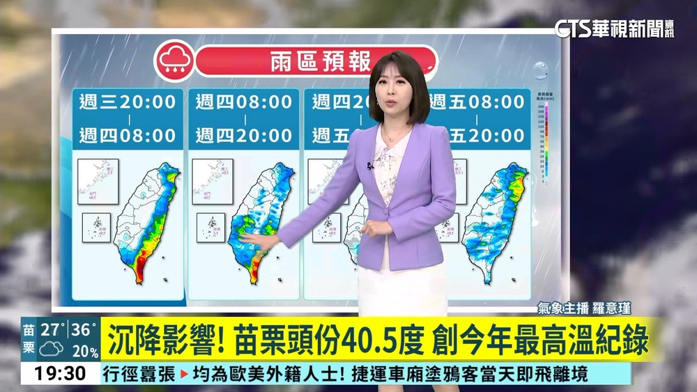 颱風影響　西熱東雨　沿海留意強風長浪