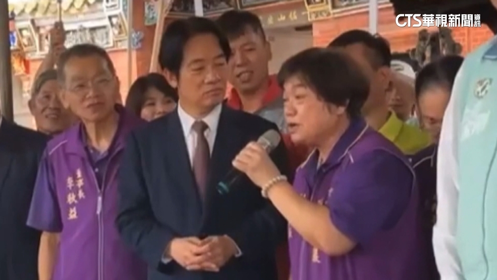 陪賴清德拜廟　民眾黨邱臣遠母喊：下次來就是總統