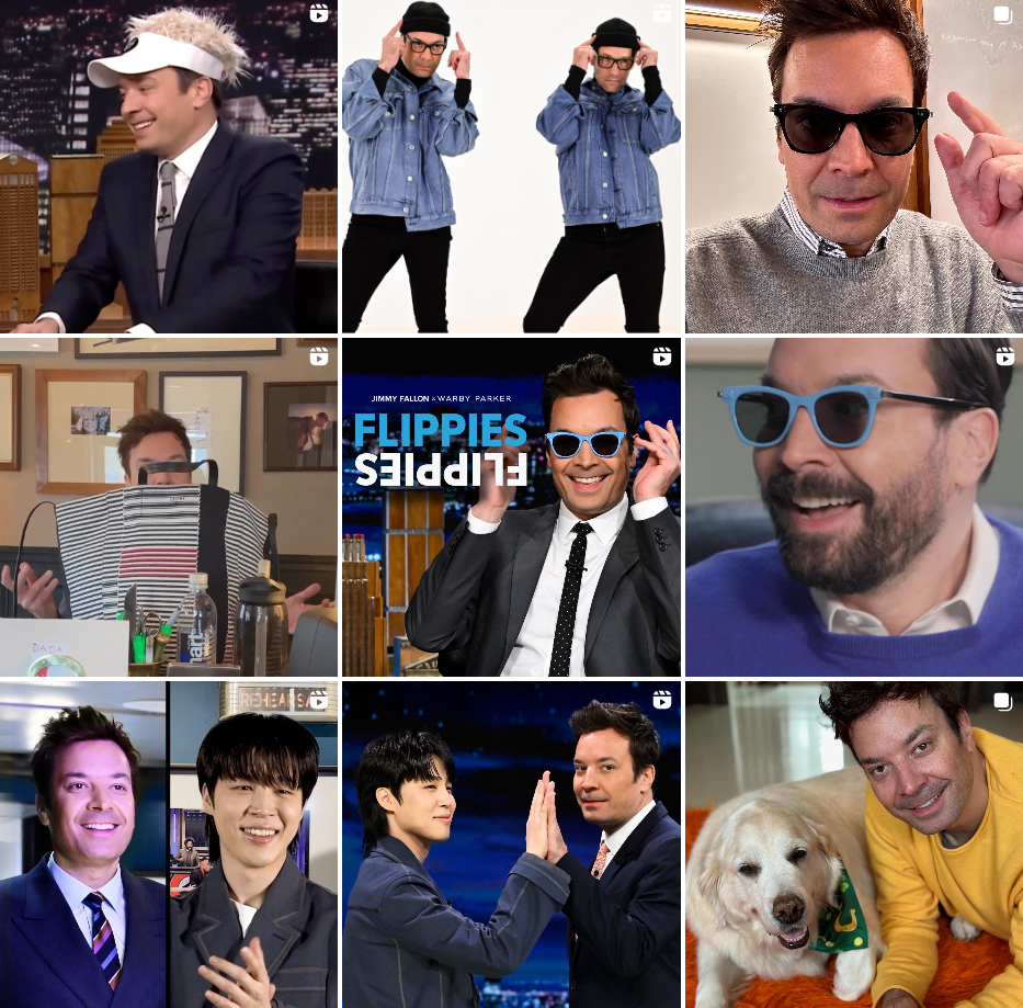 圖片翻設自 Jimmy Fallon IG